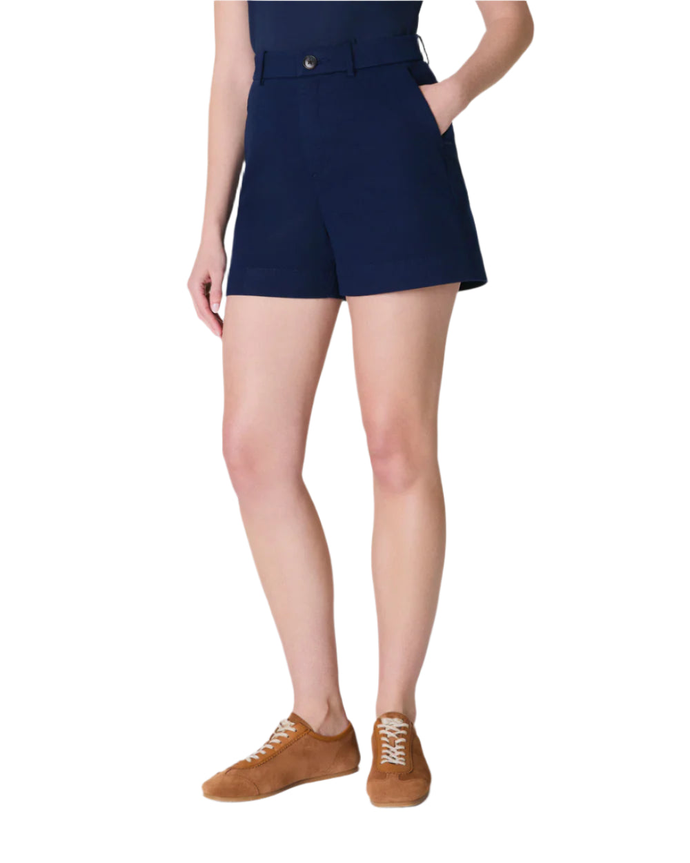 Signature 360-Degree Smoothing Panel: With gentle compression for tummy, waist, and back smoothing
Premium Stretch Twill Fabric: Super-soft, flexible fabric for all-day comfort
Classic Details: Functional zipper, button closure, and front and back pockets
Discreet Storage Solutions: Front pockets feature invisible zippers for a flat, bulk-free look
Versatile Wear: Easy-to-style 5" shorts that can take you from spring-to-summer with comfortable ease