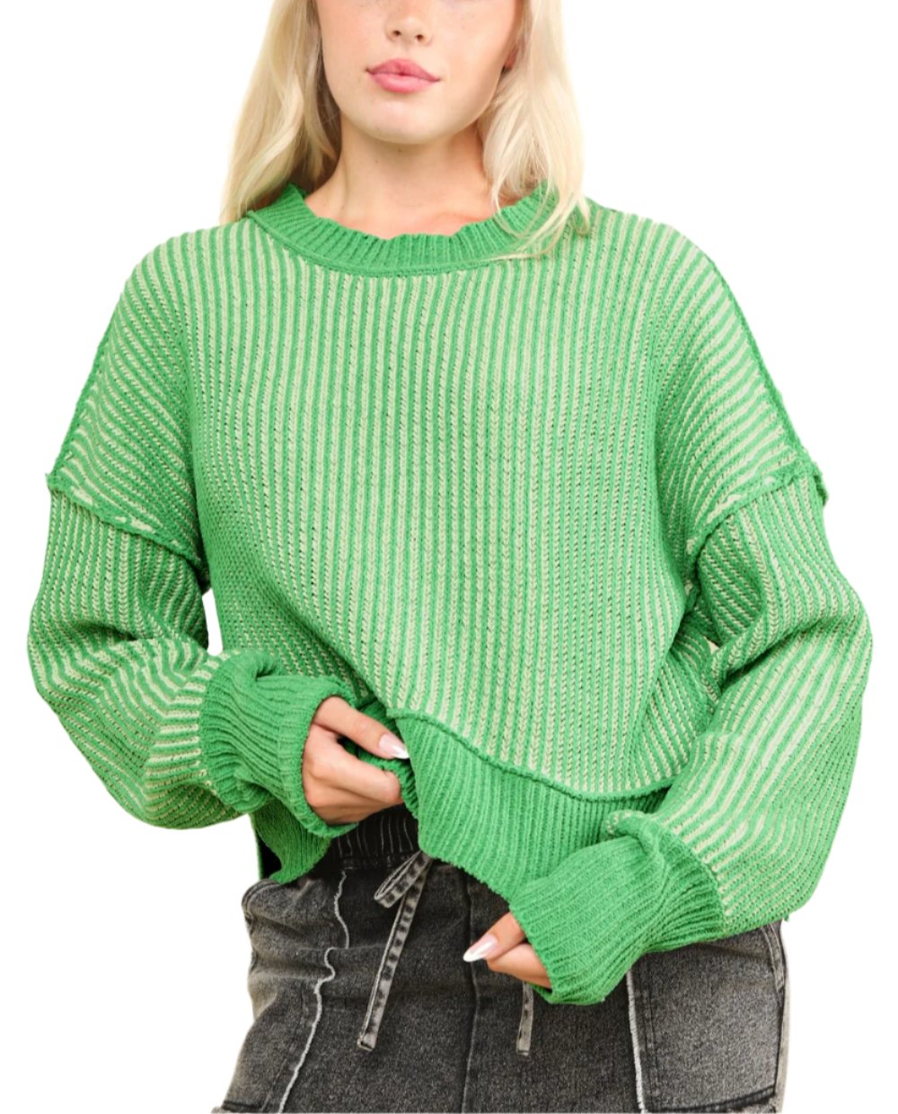 Emily Two Tone Sweater