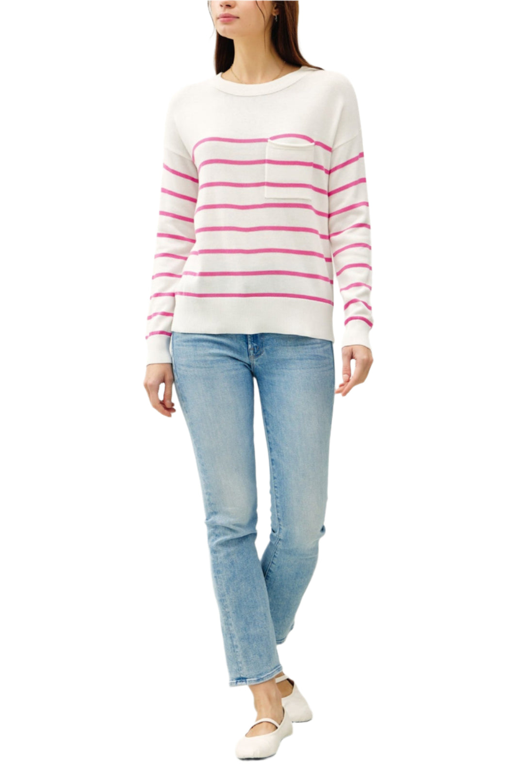 Lilly Lightweight Stripe Sweater