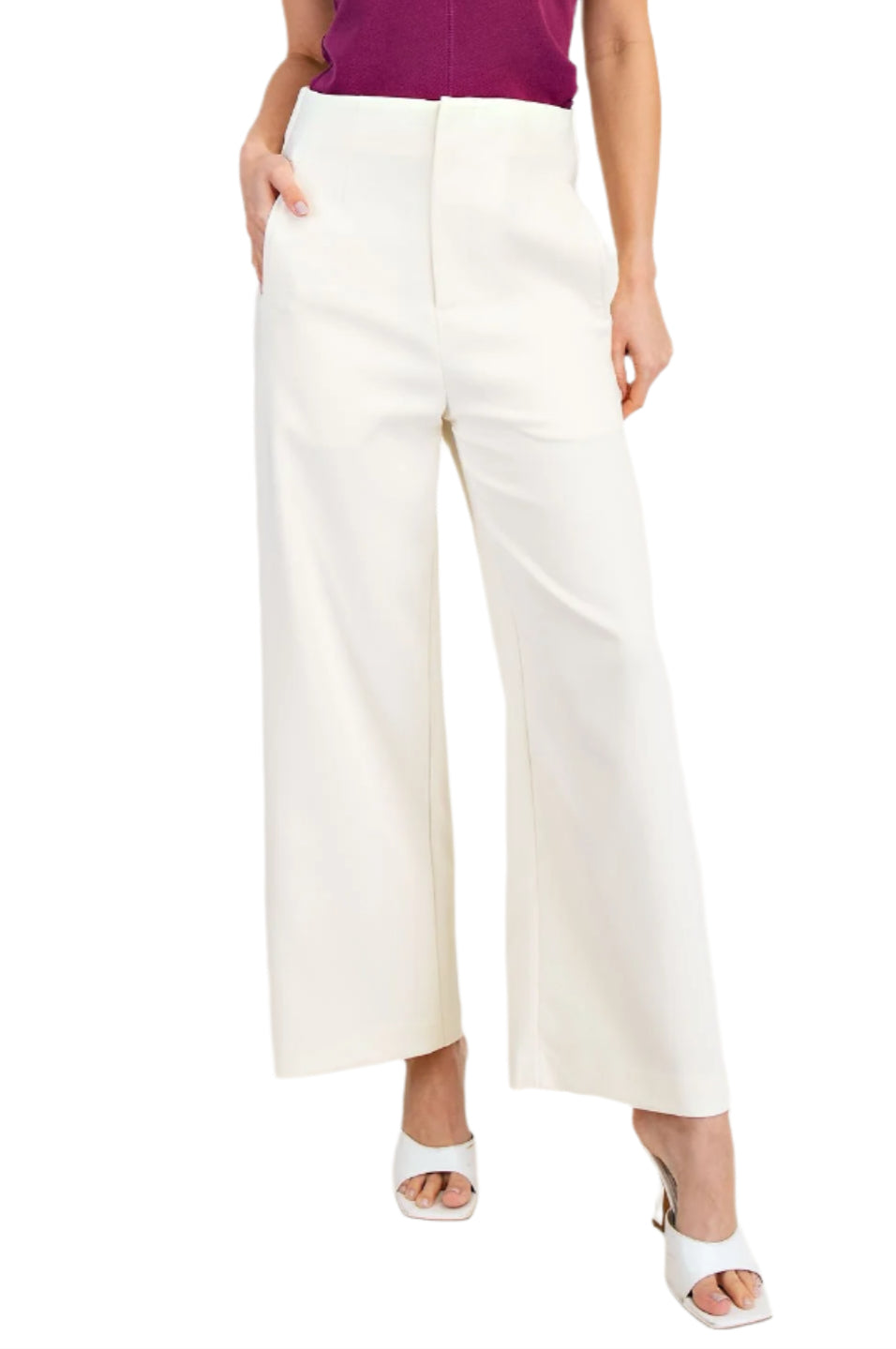 High Waist Wide Pants