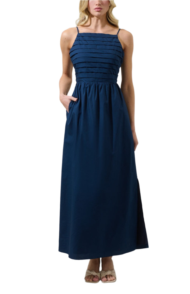 Joyce Pleated Maxi Dress