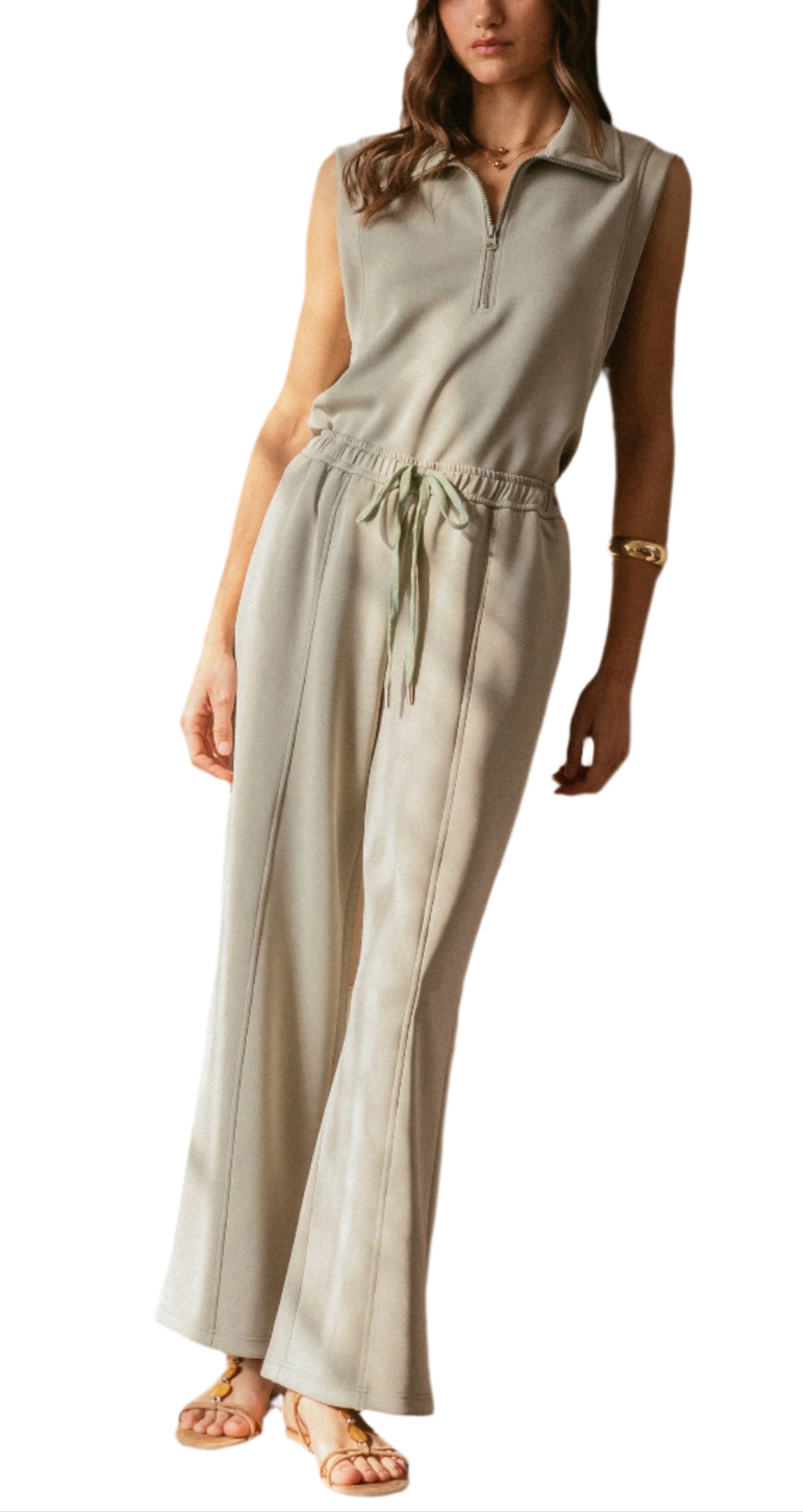 Soft Modal Sleeveless Top and Soft Modal Pull On Pants