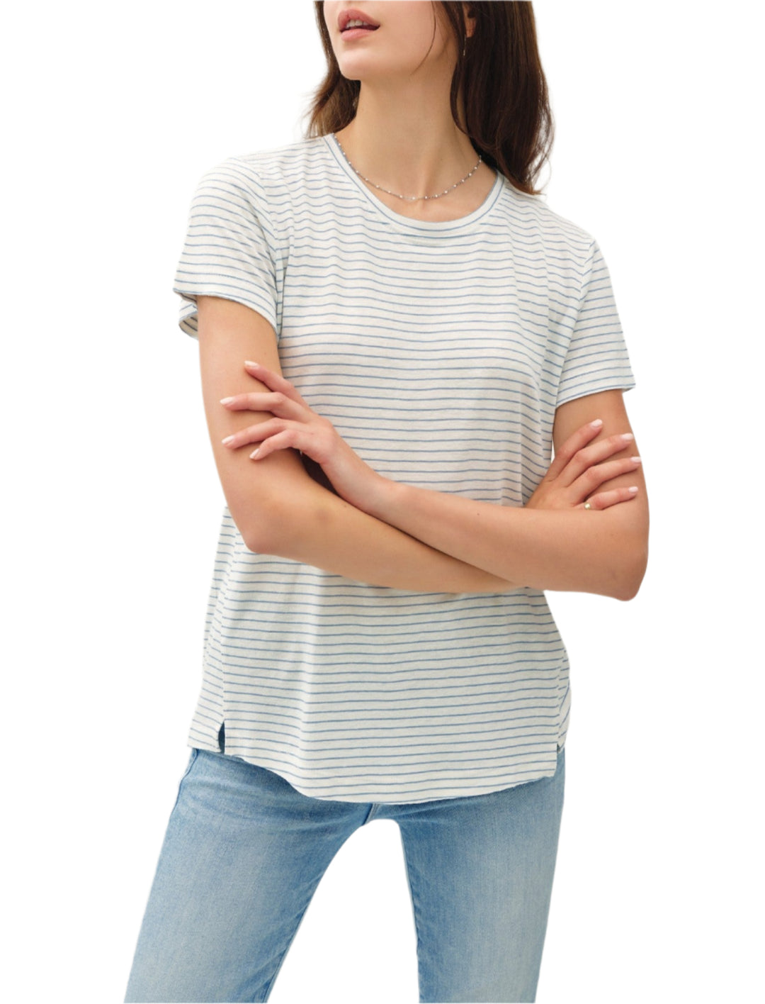 Lauren Striped Basic Tee