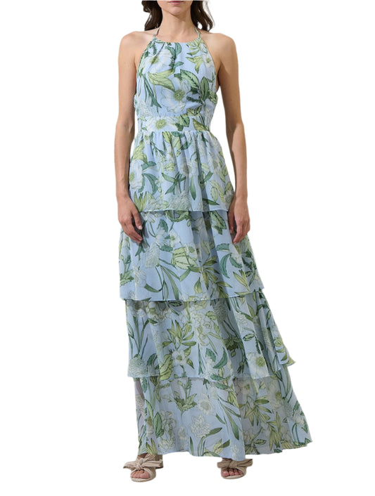 Serenade Bloom Tiered Maxi Dress