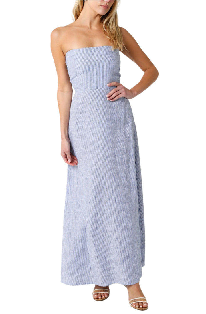 Milard Strapless Midi Dress