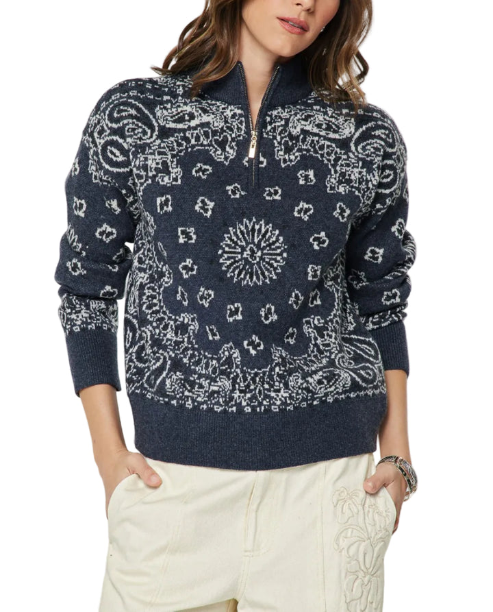 Paisley Jacquard Sweater
