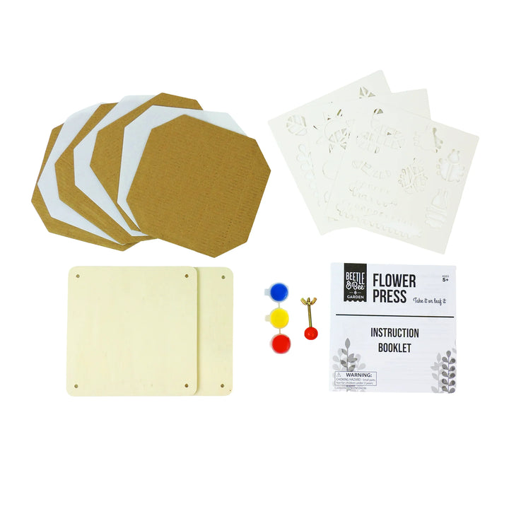 Beetle &amp; Bee Garden Paint a Flower Press
