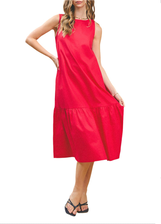 Loretta Midi Shift Dress
