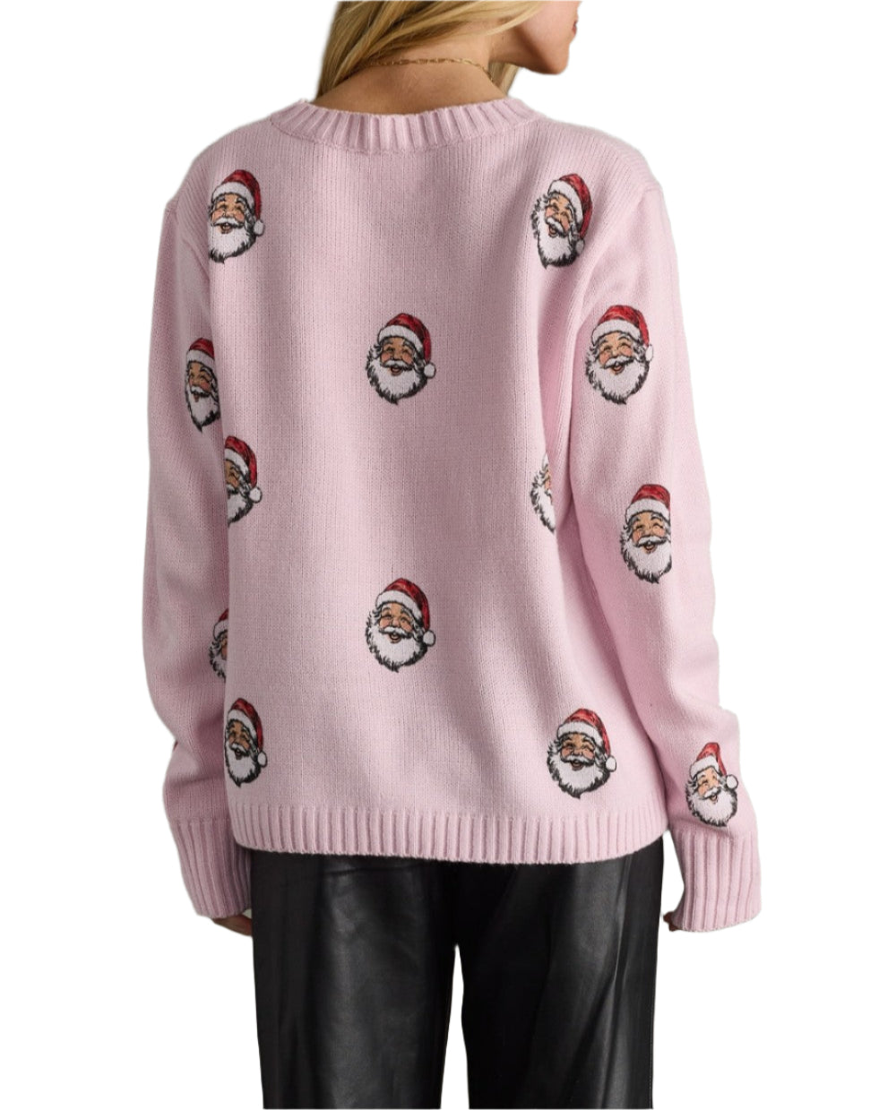 Santa Face Knit Sweater