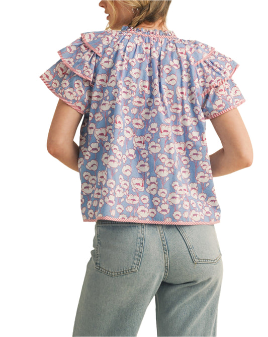Susan Floral Top