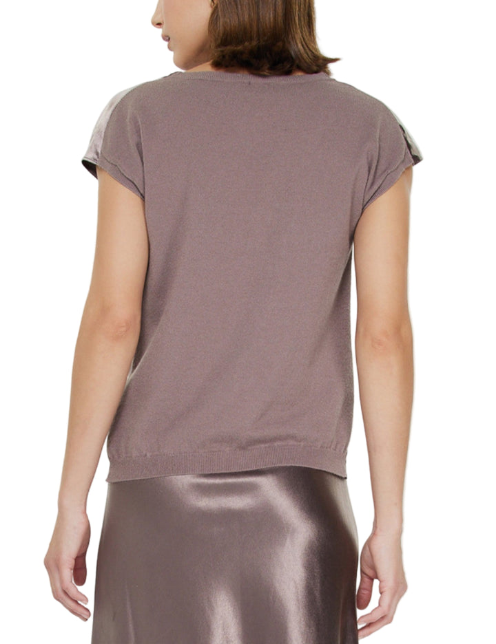 Cowl Neck Silk Top