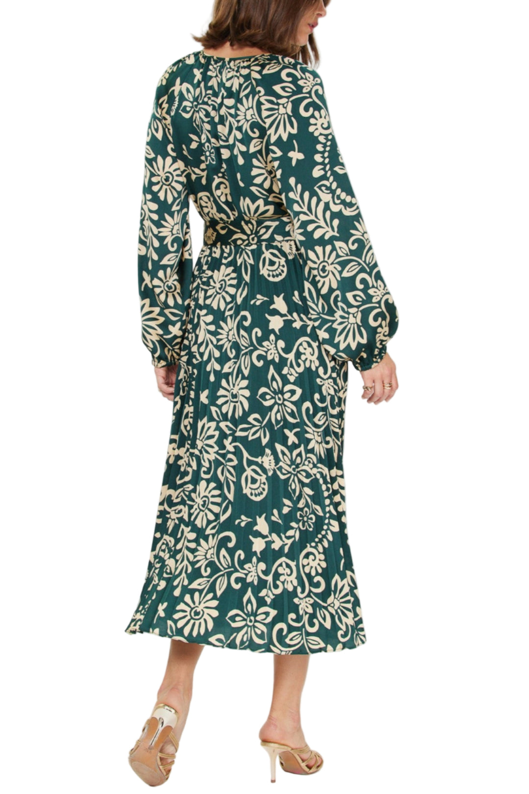 Ali Abstract Floral Print Dress