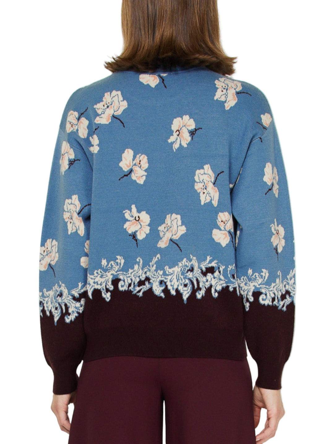 Floral Pull Over Sweater