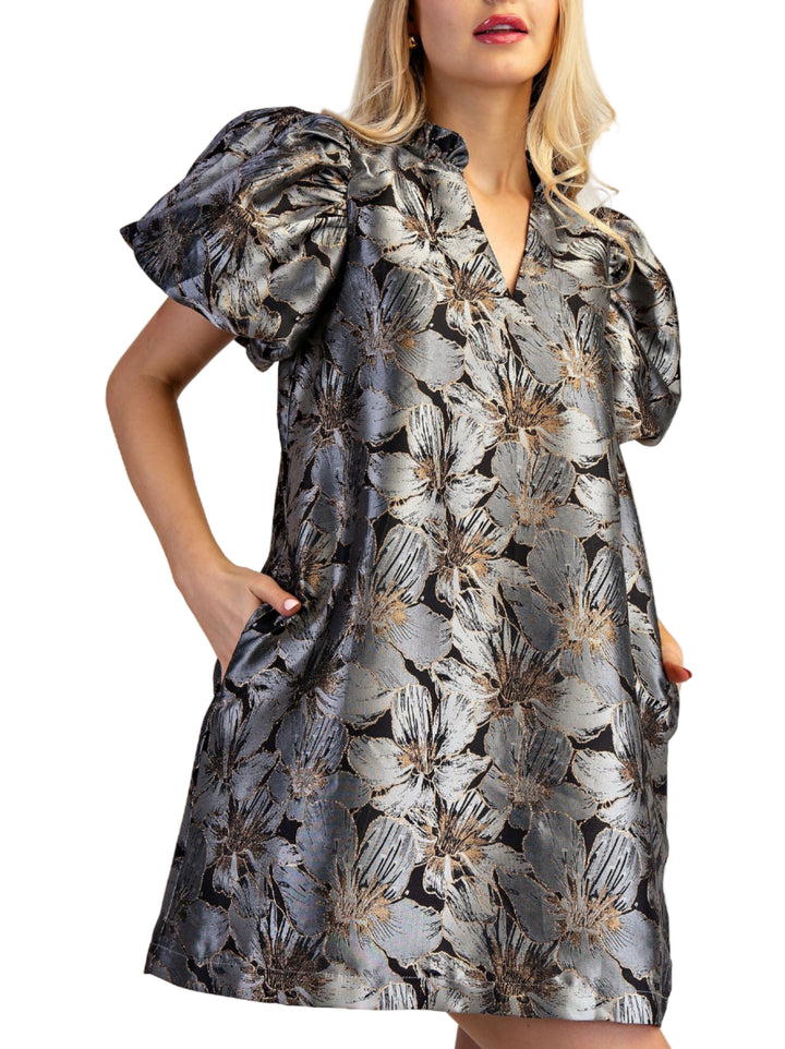 Gracyn Puff Sleeve Mini Dress
