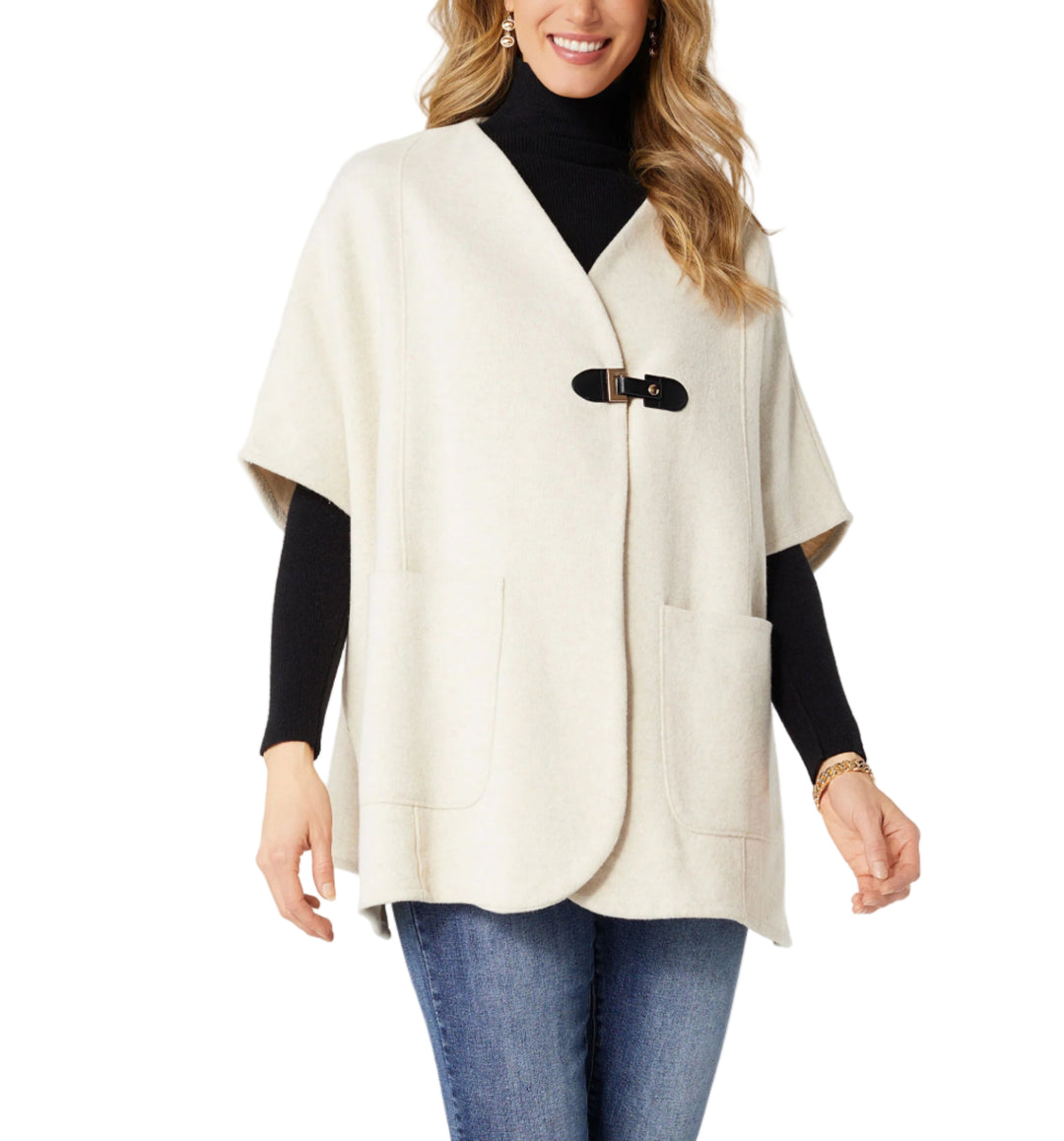 Looking for the perfect go-to cardigan? Look no further than the Collins Toggle Cardigan! This versatile one size cardigan boasts a chic toggle closure and handy front pockets, making it a must-have for any fashionista on the go. 