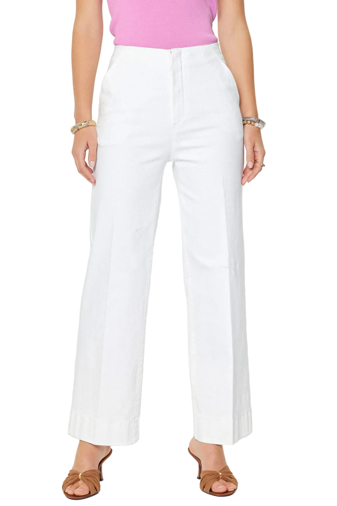 Cropped White Jean - Pickering Boxwood