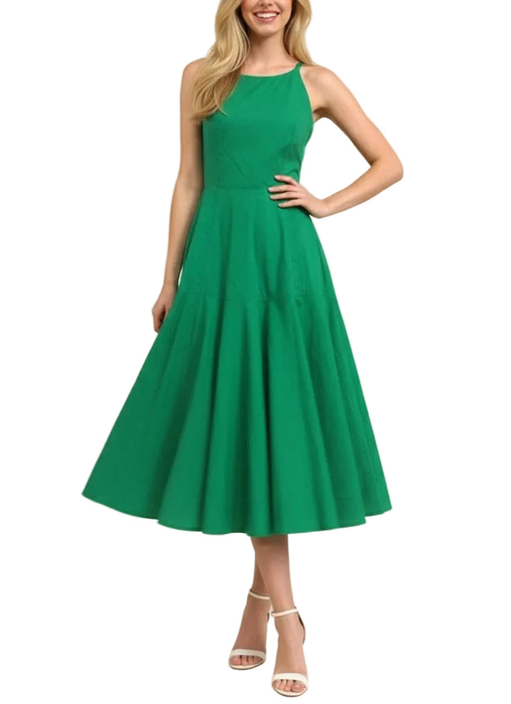&amp;nbsp;Perfect for summer events, casual outings, or elevated everyday wear. Midi length offers versatile styling options with sandals, heels, or sneakers. Breathable fabric ensures comfort throughout the day. A timeless piece that transitions seamlessly from season to season.