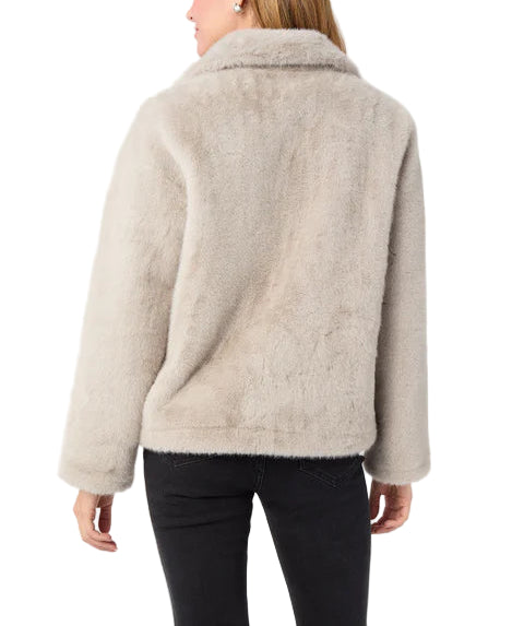 Josephine Faux Fur Moto Jacket