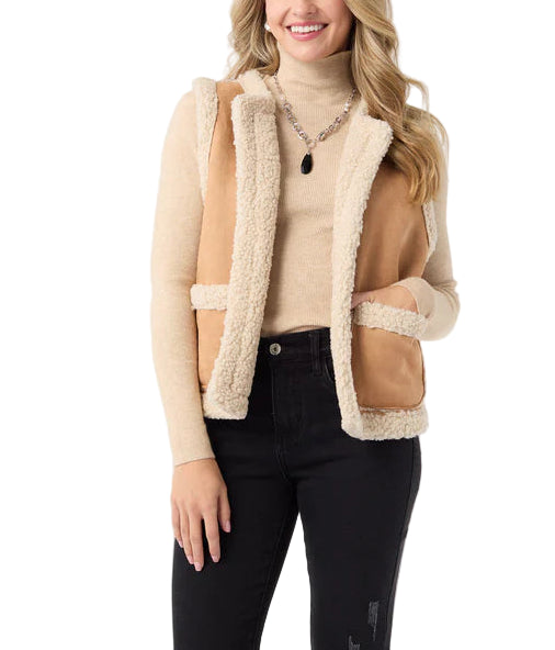 Keegan Faux Suede Vest