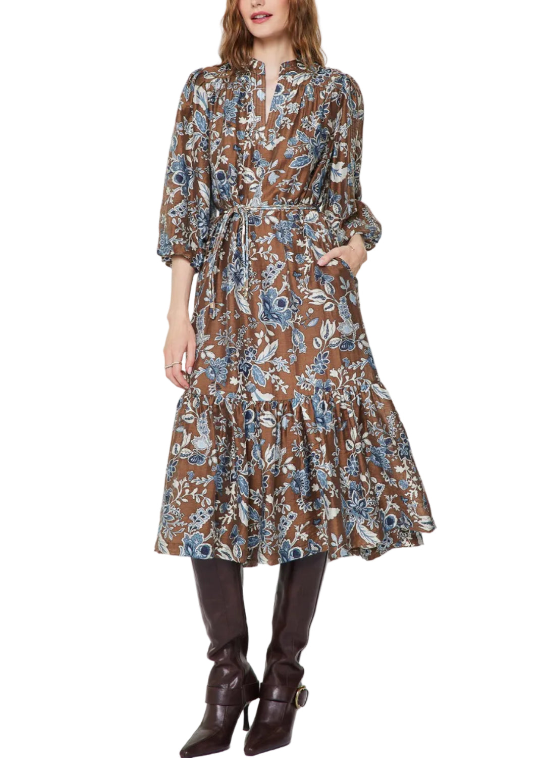 Kristen Floral Midi Dress