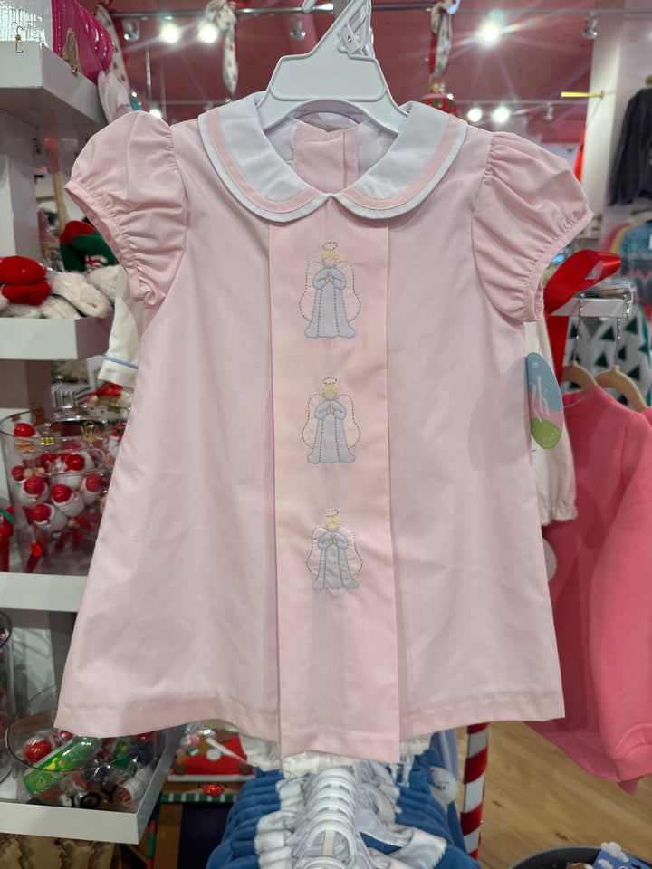 Angel Delilah Dress in Light Pink Broadcloth