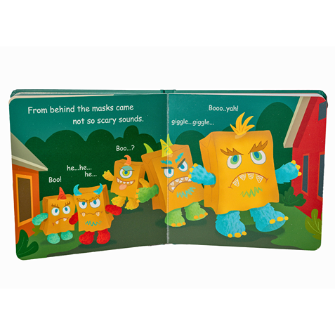 "The Not So Scary Monster" Board Book - Pickering Boxwood