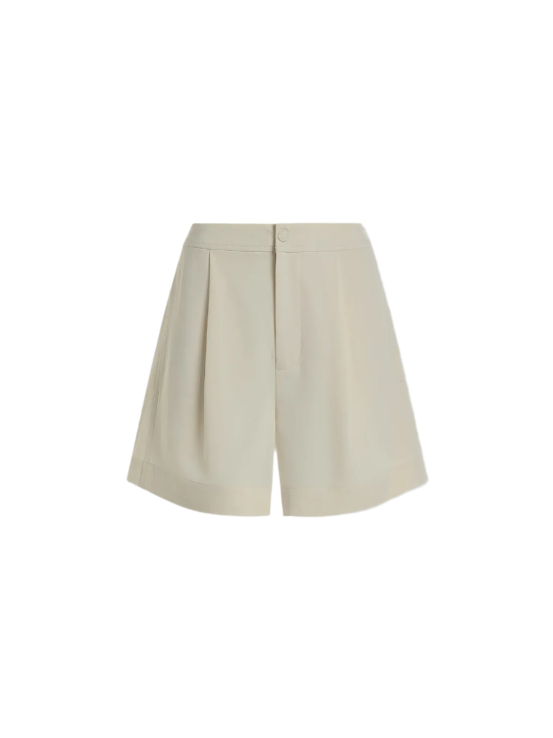 With their easy loose fit and flattering high rise, these shorts are a must-have pair. Slightly textured, they're crafted from stretch twill with elegant pleat detailing to the front and elasticated back waistband for enhanced comfort and fit.