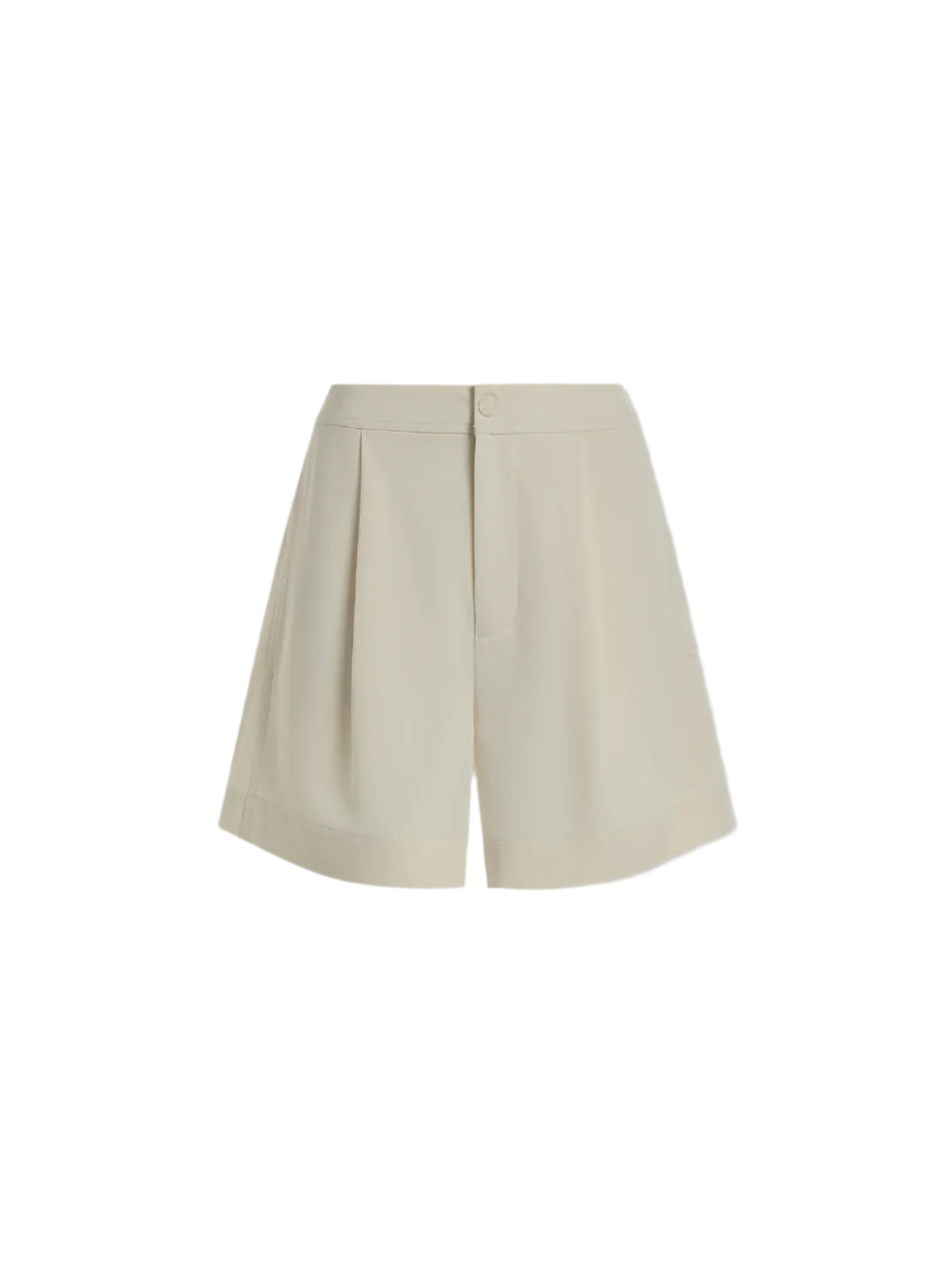 With their easy loose fit and flattering high rise, these shorts are a must-have pair. Slightly textured, they're crafted from stretch twill with elegant pleat detailing to the front and elasticated back waistband for enhanced comfort and fit.