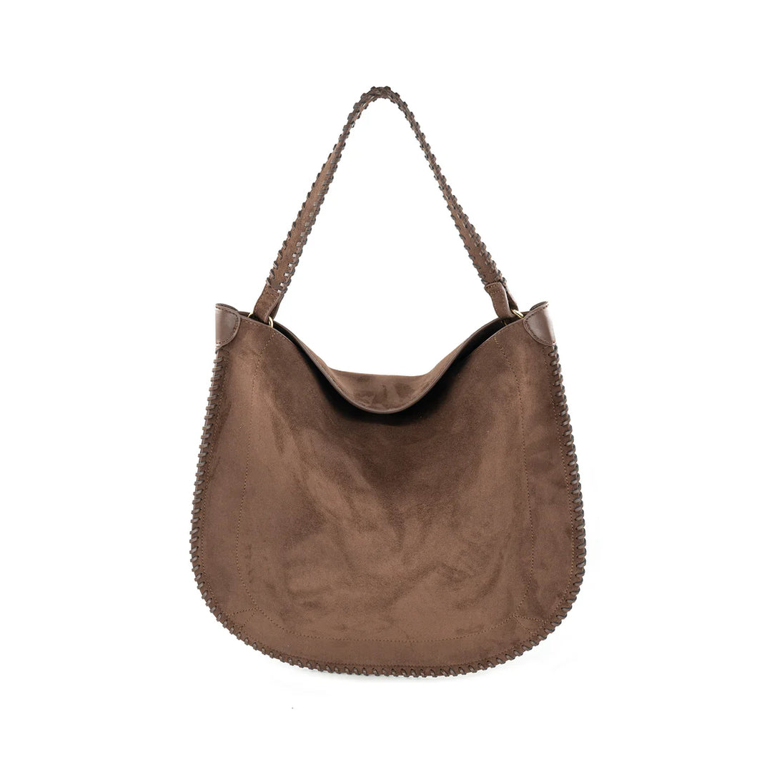 Cary Soft Suede Hobo Bag