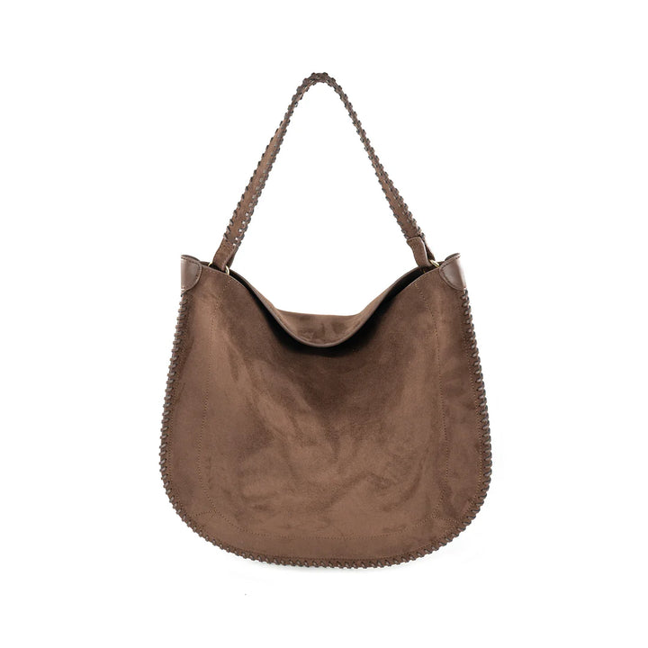 Cary Soft Suede Hobo Bag