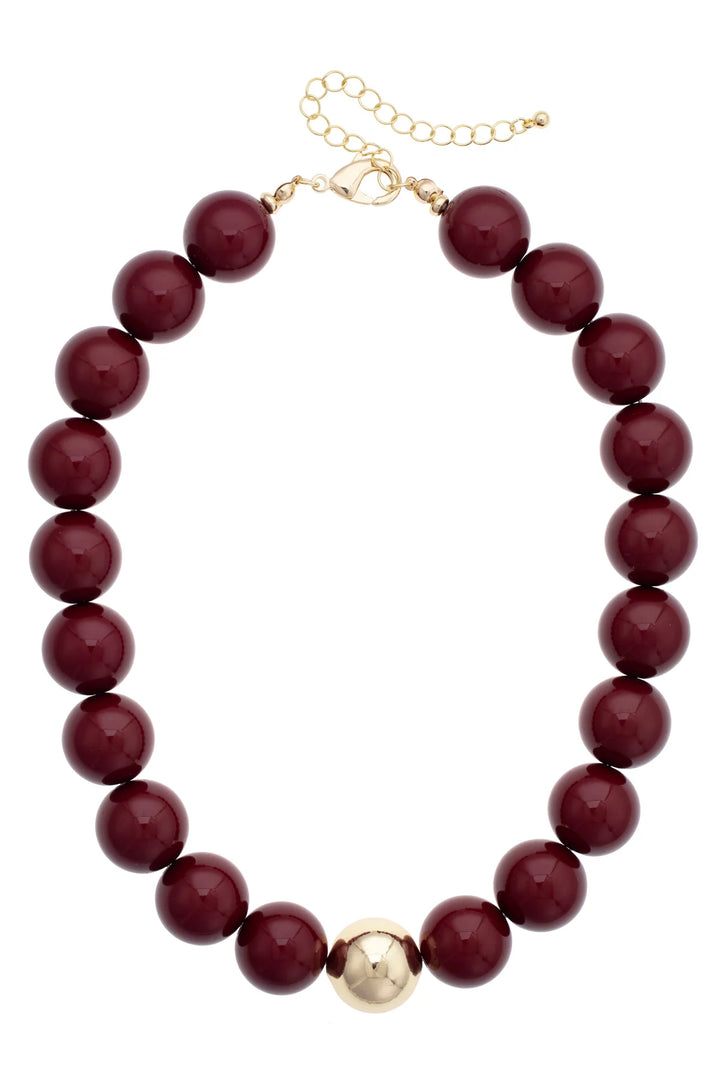 Beaded Ball Necklace