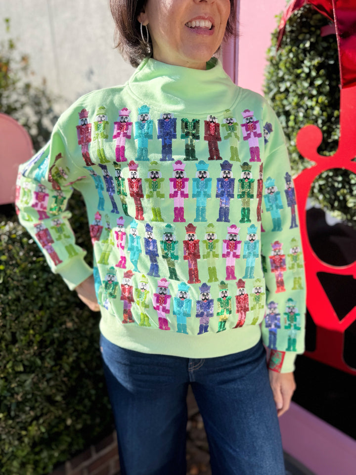 Mint Multi Nutcracker Sweatshirt