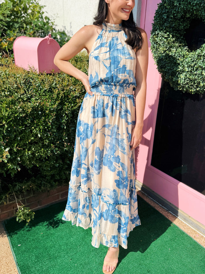 Kailee Halter Neck Maxi dress