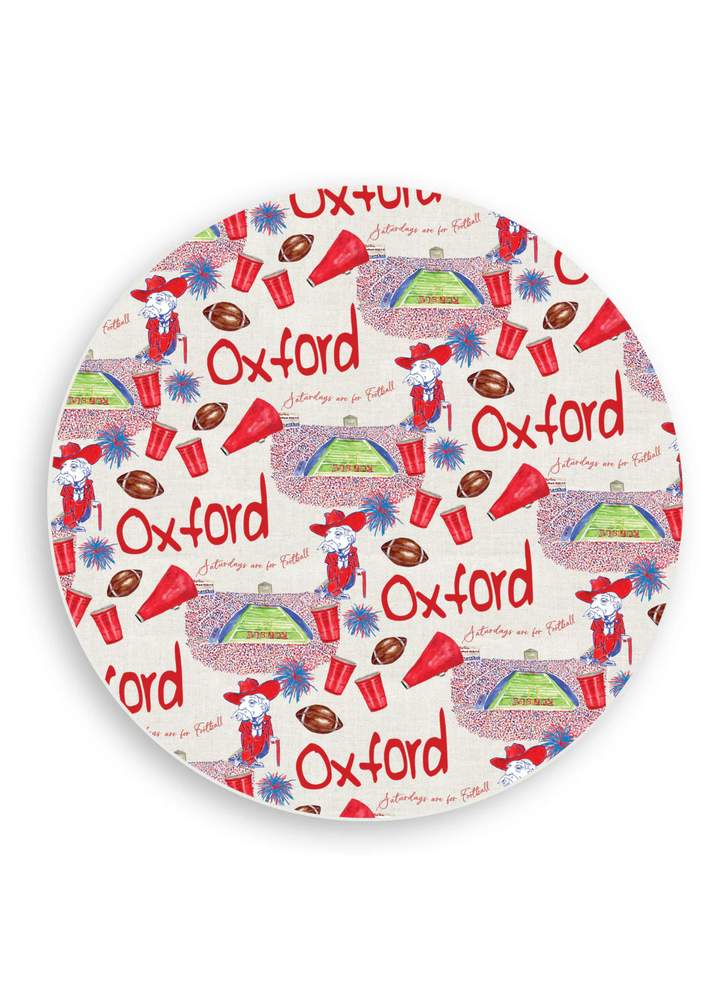 College Football Vinyl Placemat