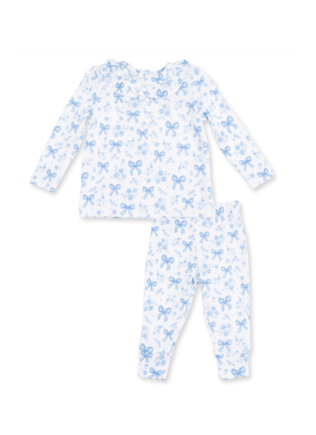 Blue Bows and Flowers Children&