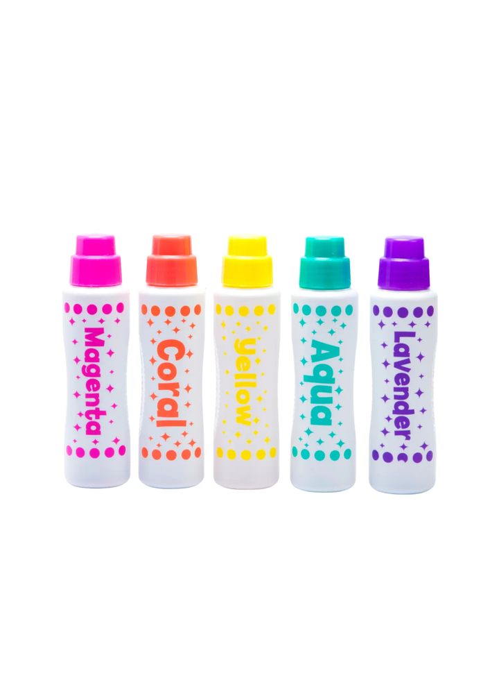 5 Pack Ultra Bright Shimmer Dot Markers