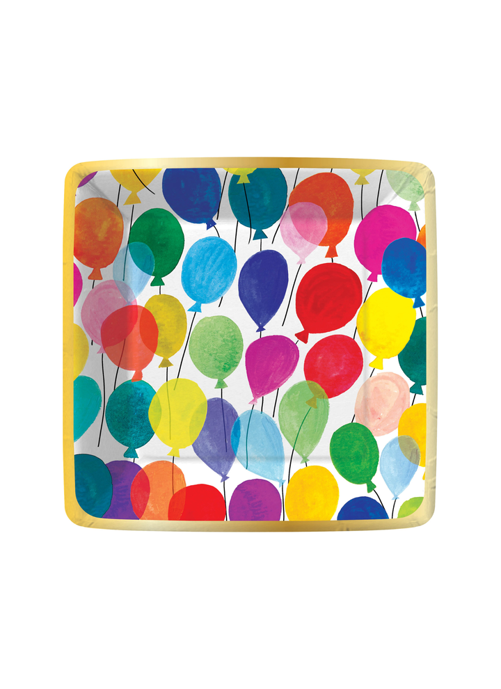 Balloon Bash Birthday Tableware - Pickering Boxwood