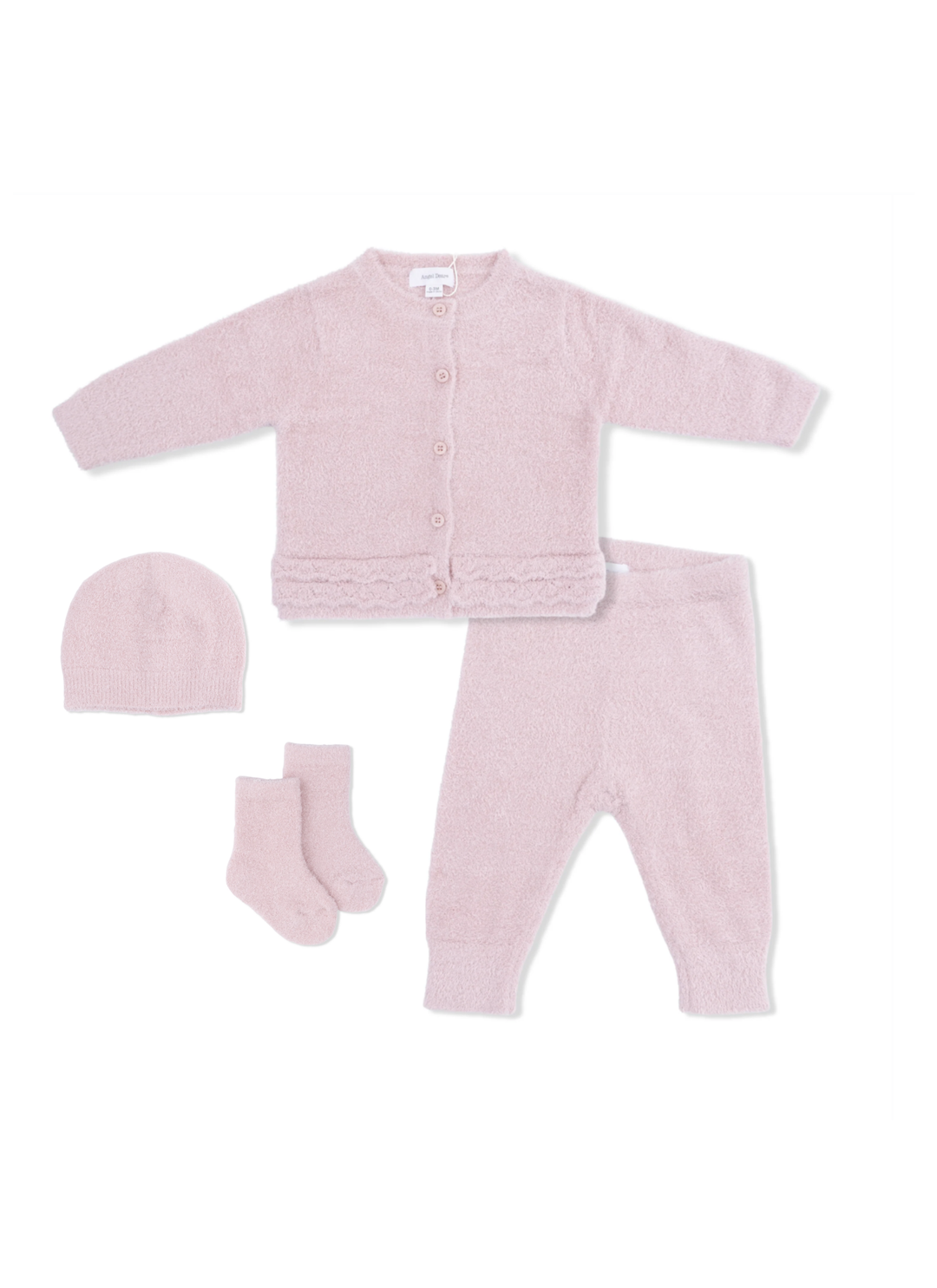 Chenille Button Down Cardigan Set