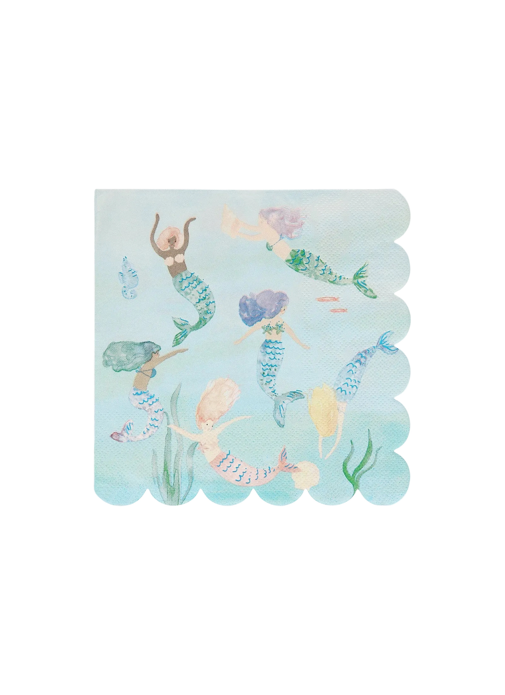 Mermaids Swimming Tableware - Pickering Boxwood