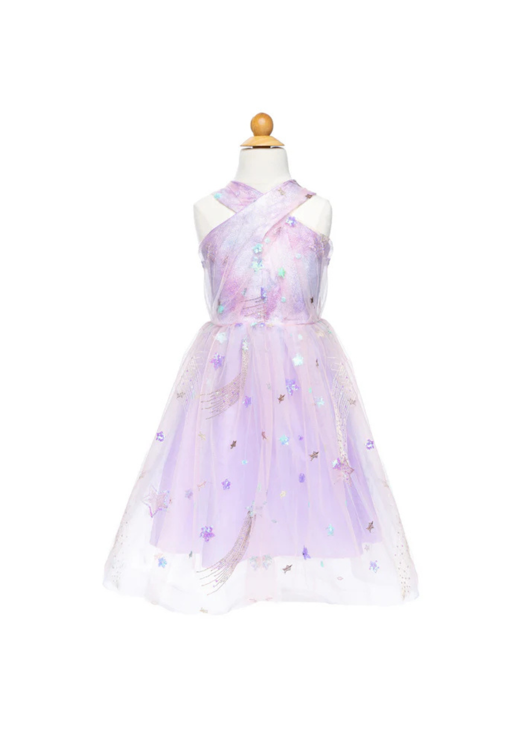 lilac and blue ombre dress