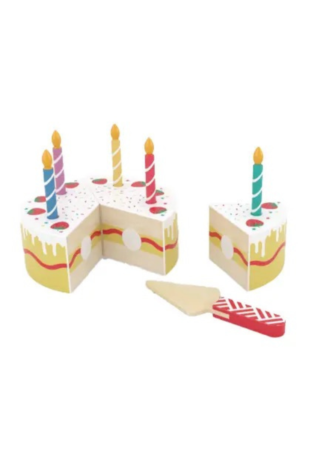 Wooden Slice &amp; Share Birthday Cake