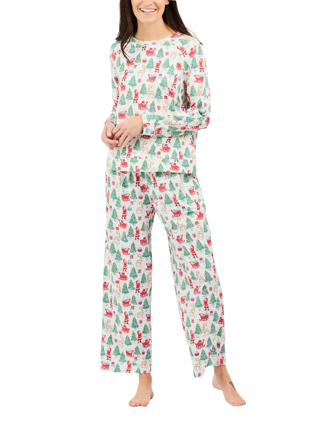 Annie Pajama Set in Tidings &amp; Toile