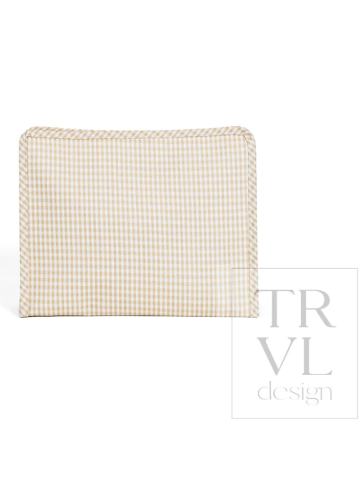 Rectangular fabric sample with a subtle pattern on a white background, featuring the brand &