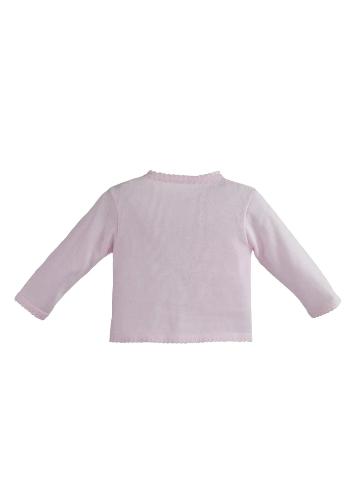 Petit Ami Scalloped Edge Cardigan Sweater