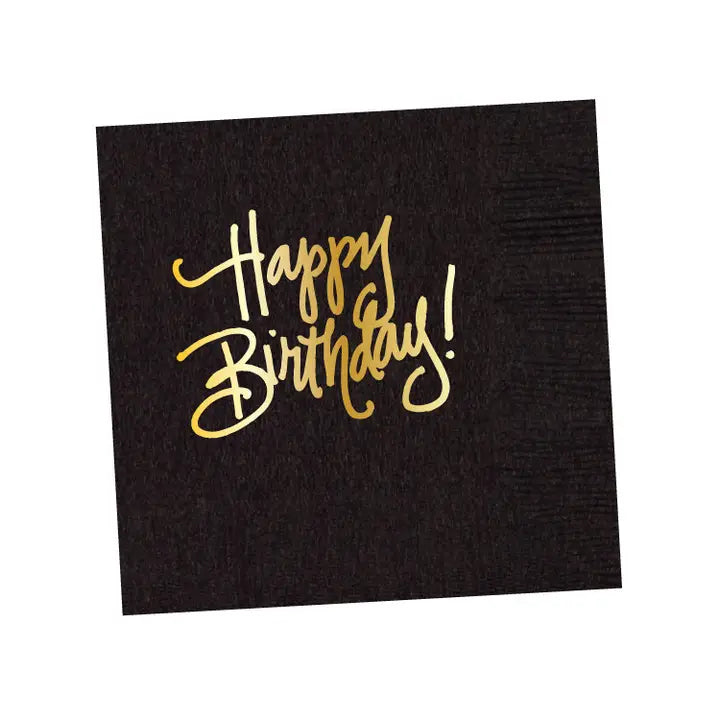 Happy Birthday Napkins by Natalie Chang