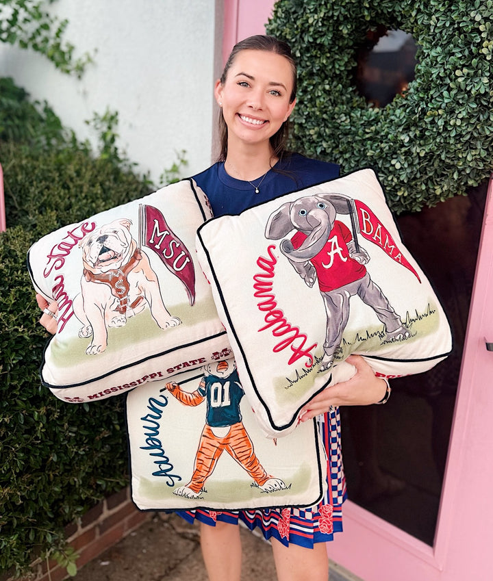 Football Mascot Pillows