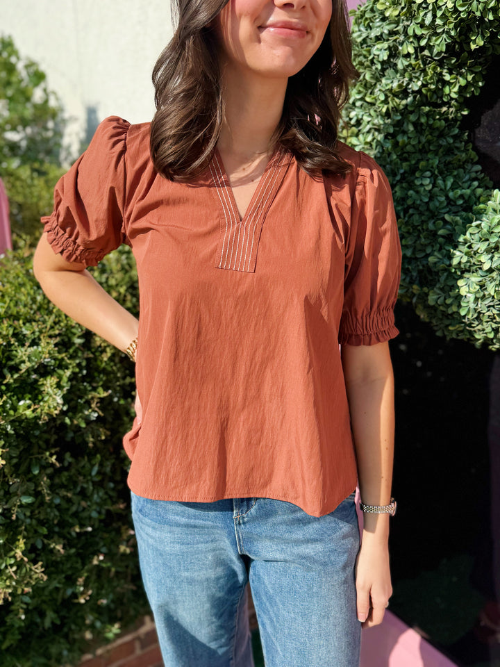 April V-Neck Top