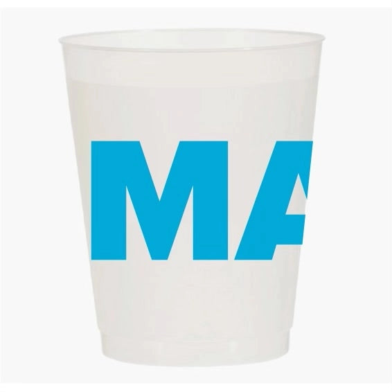 “I Love Mahj” Frost Flex Cups