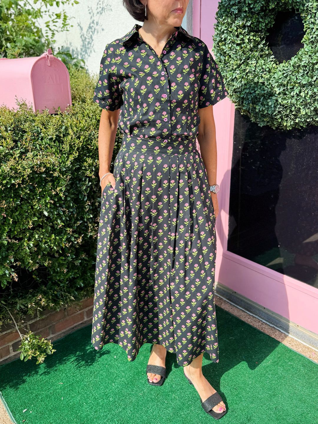 Aubree Floral Midi Set