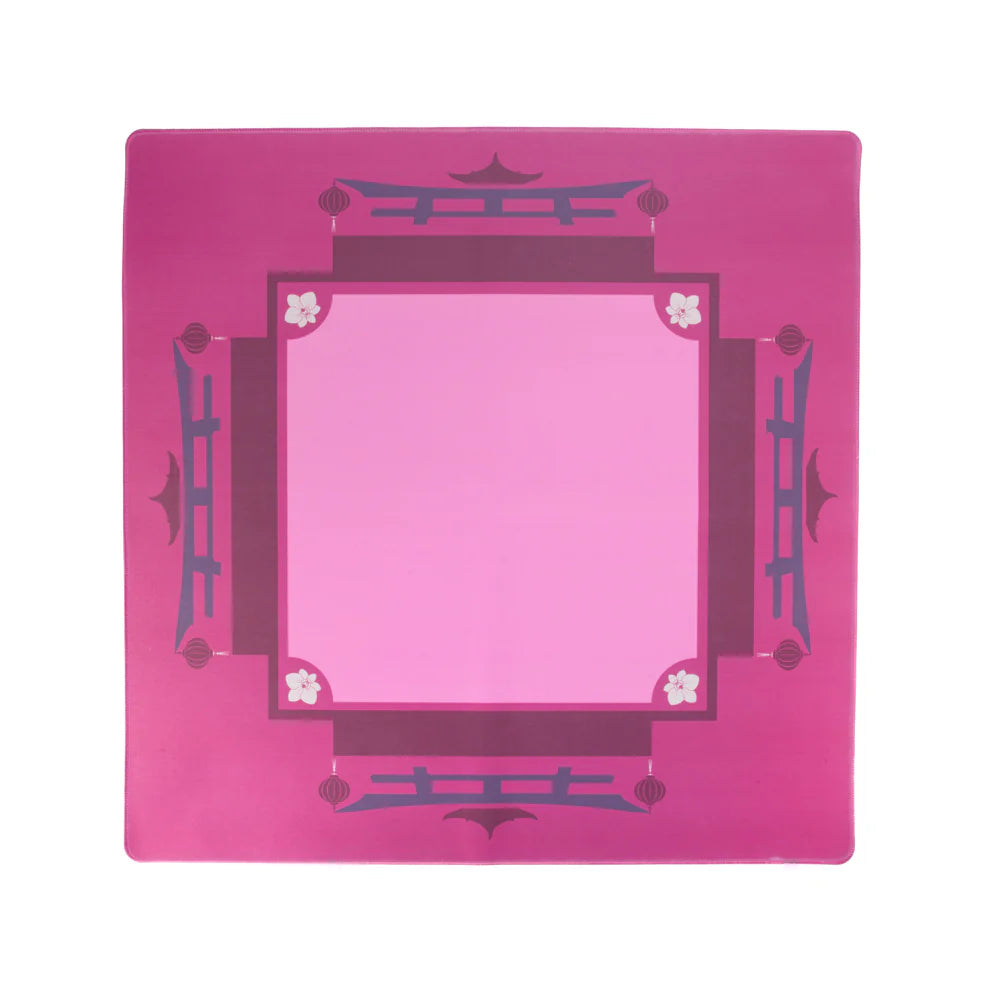 Pagoda Mahjong Mat pink